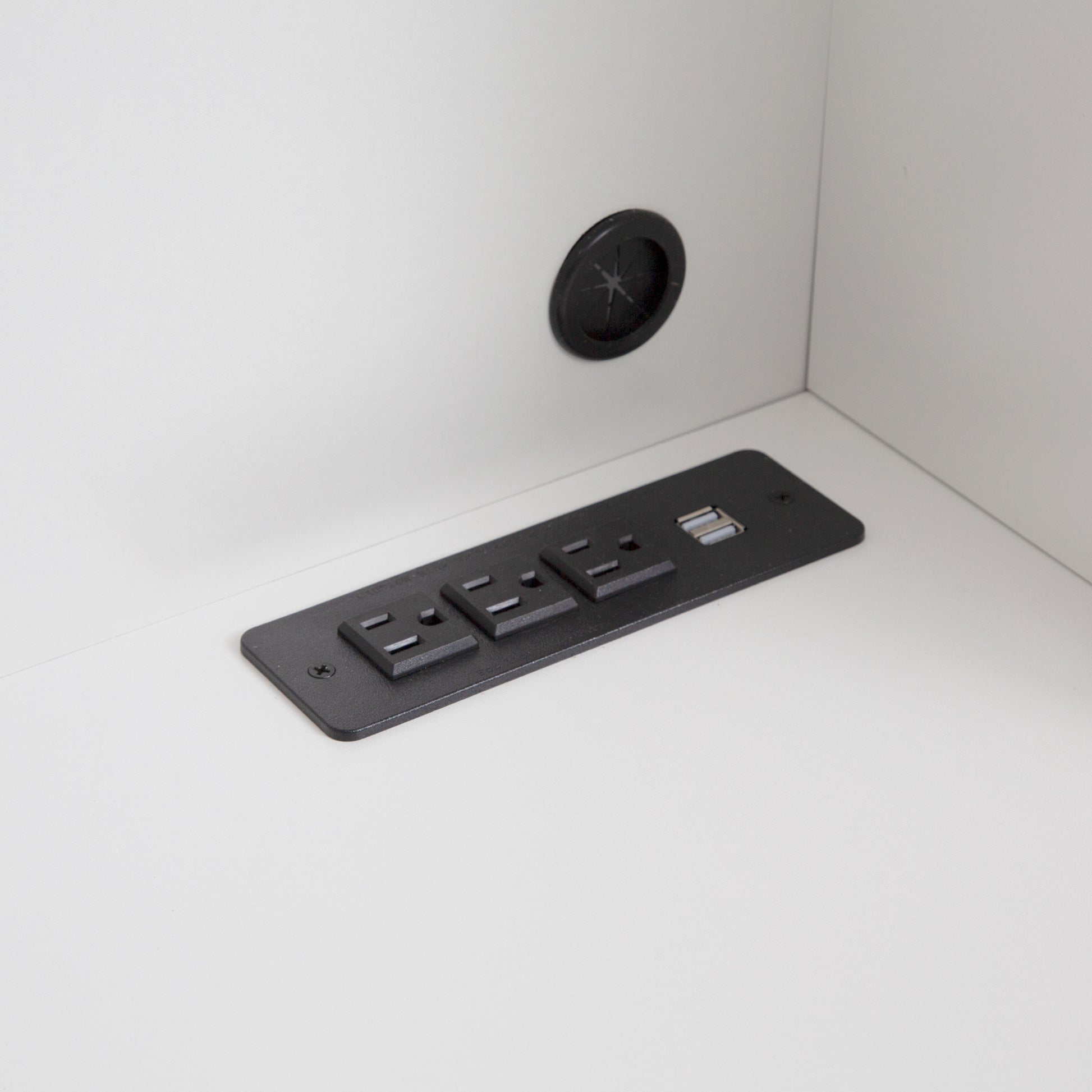 Computer Desk With Hutch & Bookshelf,Wood Executive Desk Teens Student Desk Writing Laptop Home Office Desk With Drawers,3 AC Outlets And 2 USB Charging Ports,Study Laptop Table For Home