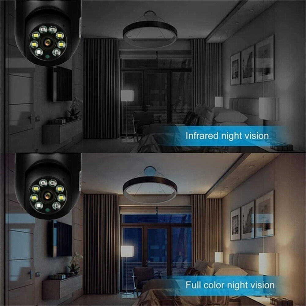E27 Light Bulb 1080P IP Camera 5G Wi-Fi Night Smart Home Wireless Security