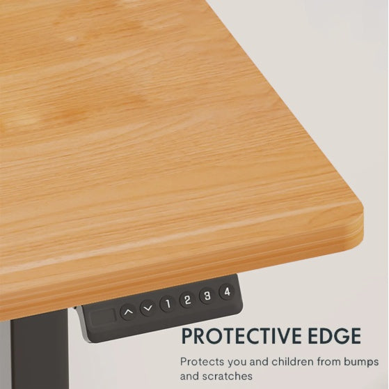 Electric Standing Desk Whole Piece Adjustable Height Desk Home Office Computer Workstation Sit Stand Up Desk