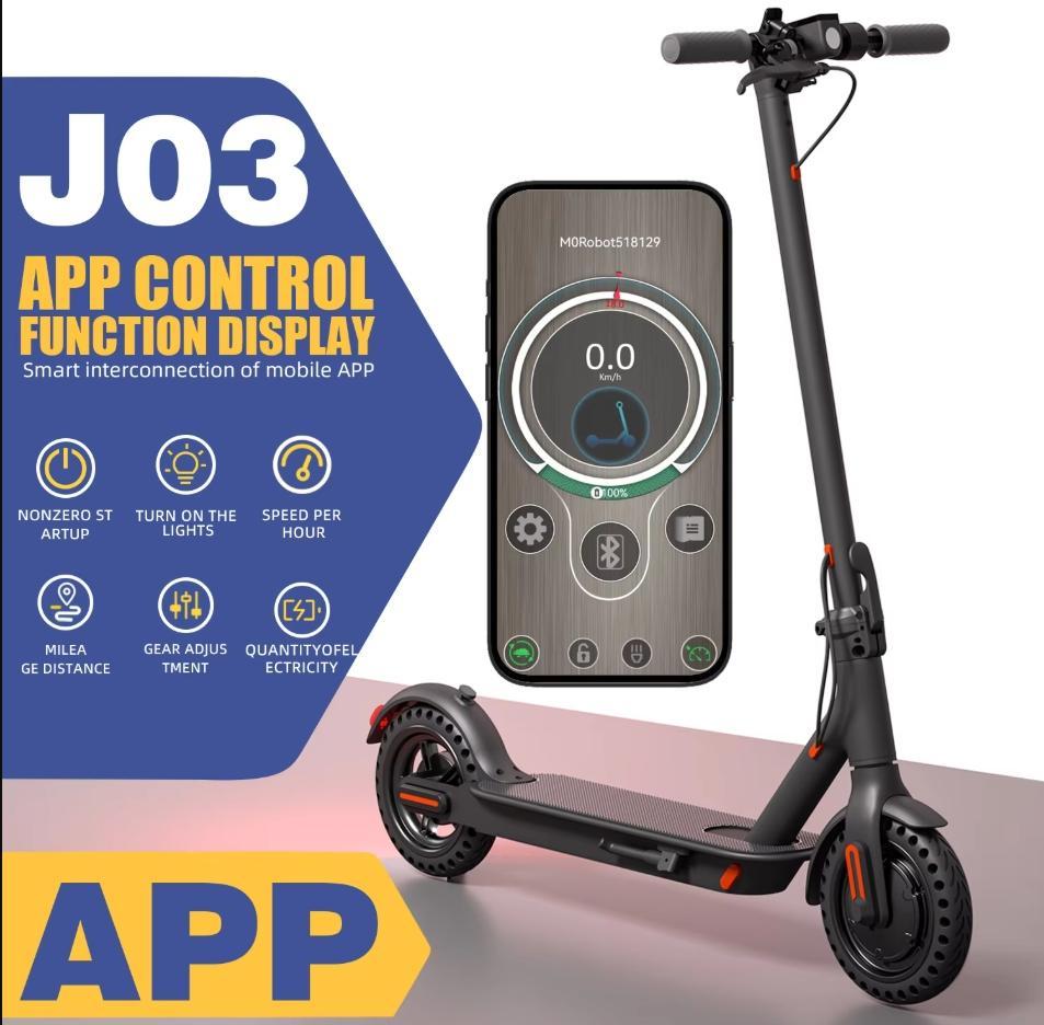 Fat Tire Electric Powerful Scooter App Controlled Smart Electric Scooter