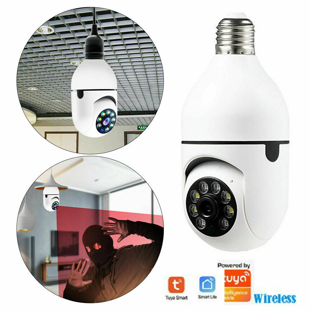 E27 Light Bulb 1080P IP Camera 5G Wi-Fi Night Smart Home Wireless Security